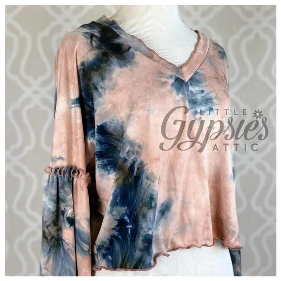 Galaxy Tie Dye Lux Comfort Top - Picture 6 of 15